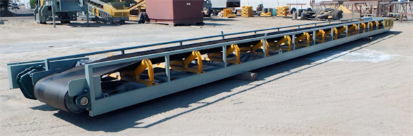 Unused 36" W X 60' Stackable Transfer Conveyor)